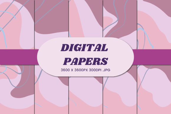 Abstract Pink Purple 12 Digital Paper