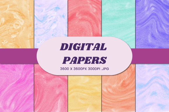 Abstract Watercolor 62 Digital Paper: A Creative Asset for Modern Businesses