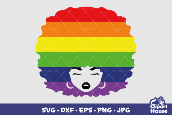 Celebrating Identity: The Artistic Potential of the LGBT Soulful Afro Woman Design
