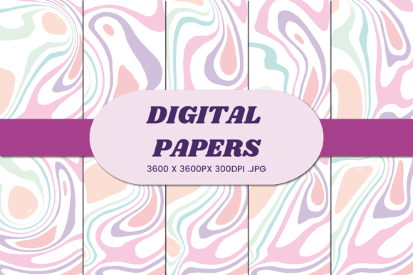 Pastel Liquid 9 Digital Paper: A Versatile Tool for Creators
