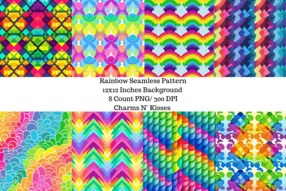Rainbow Seamless Patterns for Creative Projects