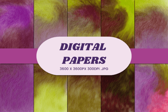 Watercolor Abstract 101 Digital Paper for Creators