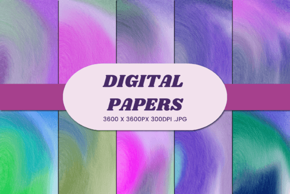 Watercolor Abstract 23 Digital Paper for Creative Projects
