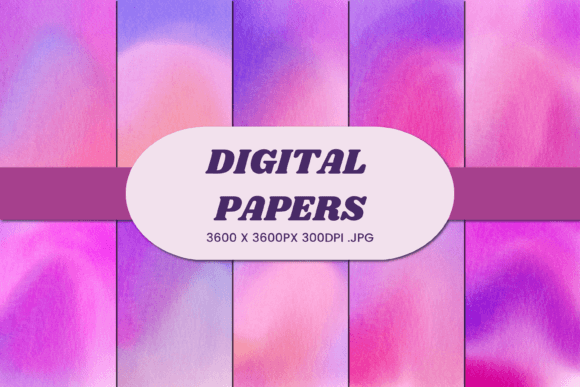 Watercolor Abstract 27 Digital Paper: A Versatile Tool for Modern Creators