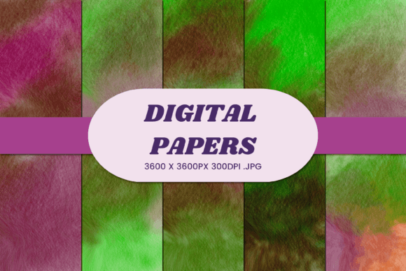 Watercolor Abstract 59 Digital Paper