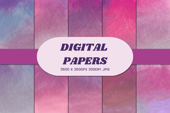 Watercolor Abstract 63 Digital Paper: A Versatile Asset for Modern Creators and Businesses
